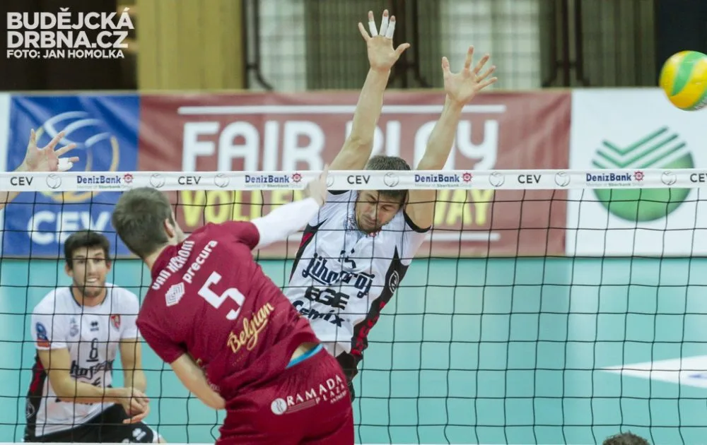 VK Jihostroj České Budějovice - Precura Antverpy 0:3