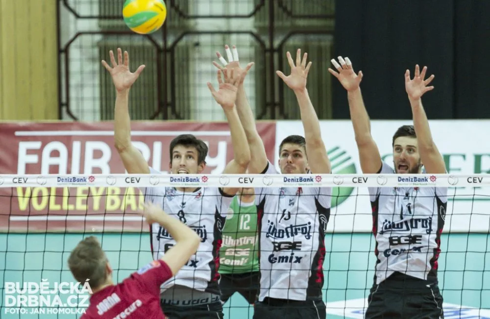 VK Jihostroj České Budějovice - Precura Antverpy 0:3