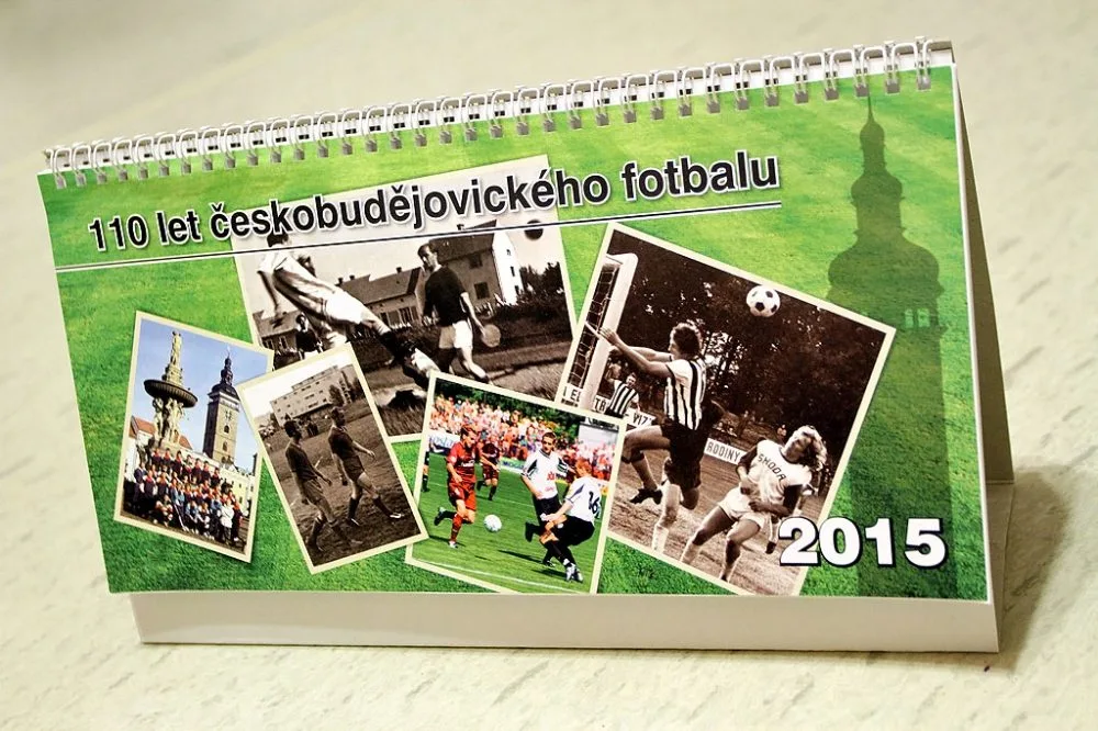 Kalendář 110 let českobudějovického fotbalu