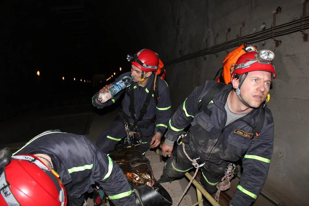 Taktické cvičení ve vodní elektrárně Lipno