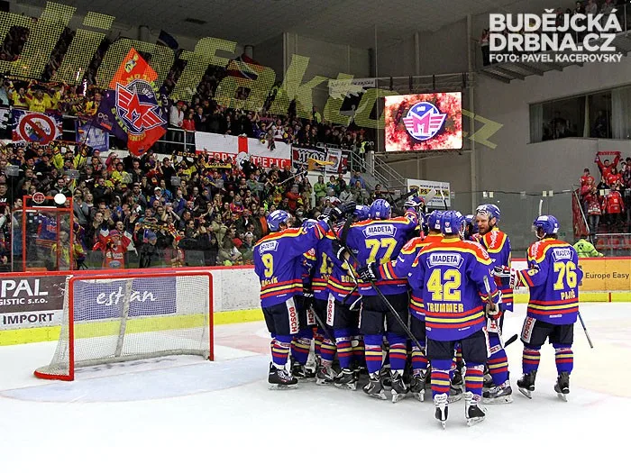 Motor slaví postup do extraligové baráže