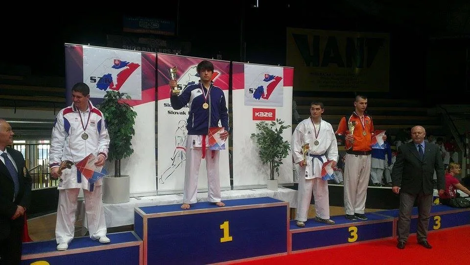 Tomáš Hermann zvítězil v kumite muži nad 84 kg na GP v Bratislavě