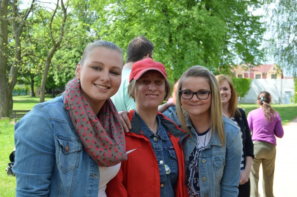 Společné foto z návštěvy – Iveta Sýkorová vpravo