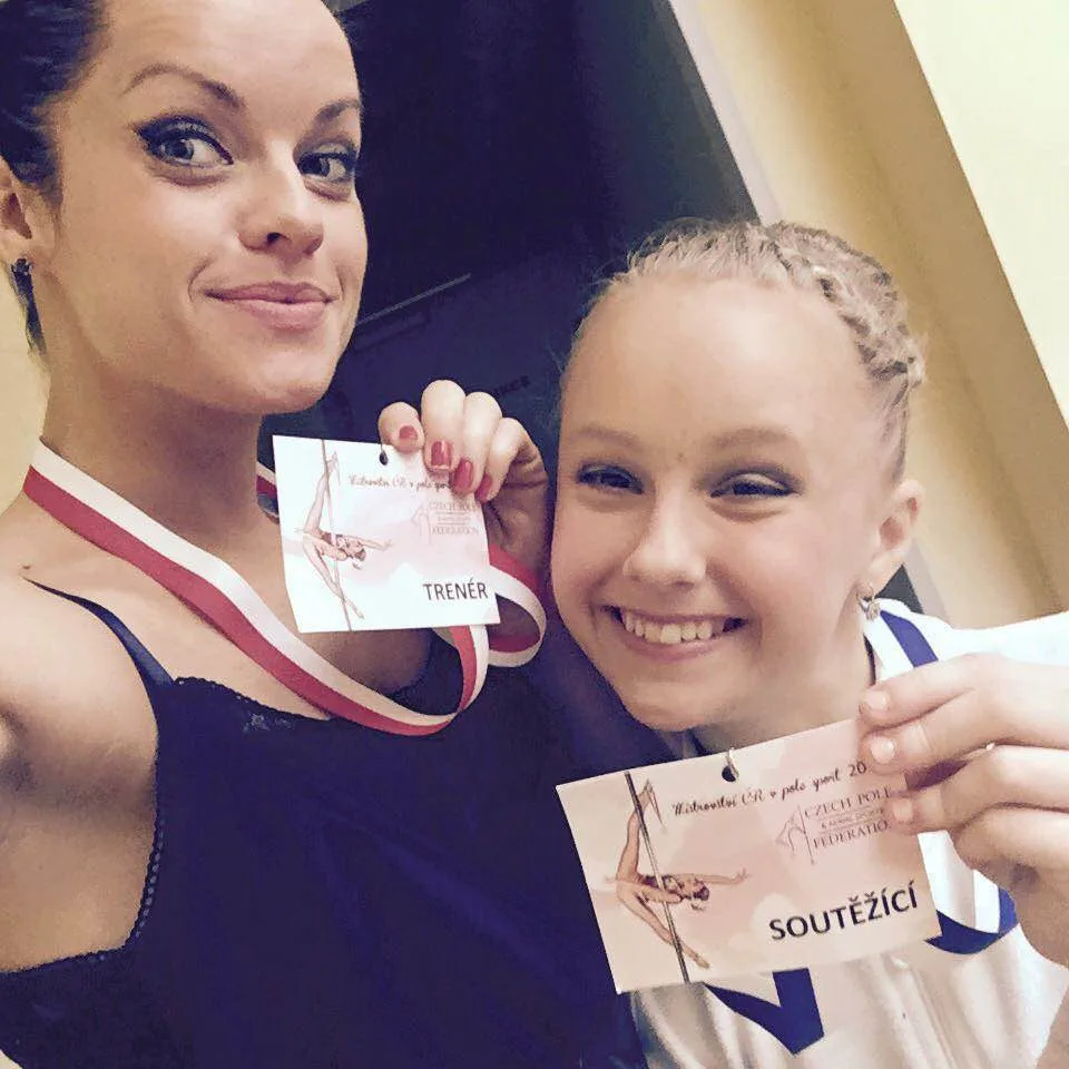 Lucie Šimková se svou svěřenkyní Barborou Růžičkovou