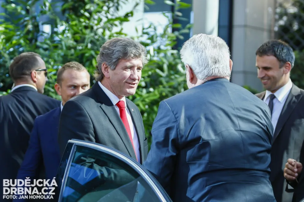 Návštěva prezidenta České republiky v Budějovickém Budvaru