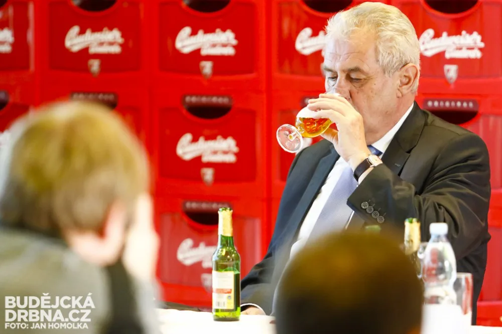 Návštěva prezidenta České republiky v Budějovickém Budvaru