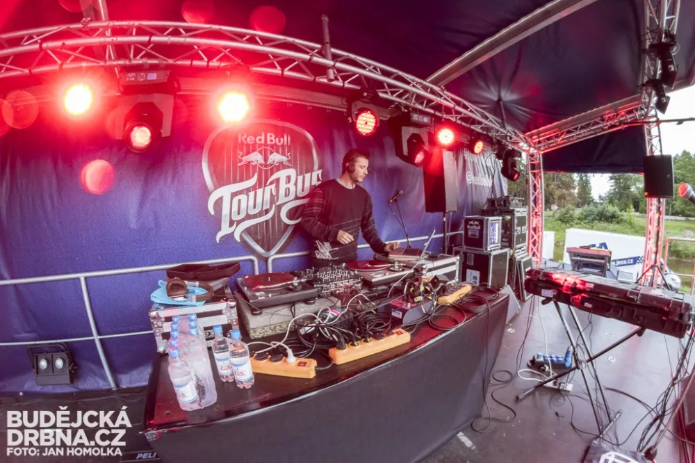 Red Bull Tour Bus
