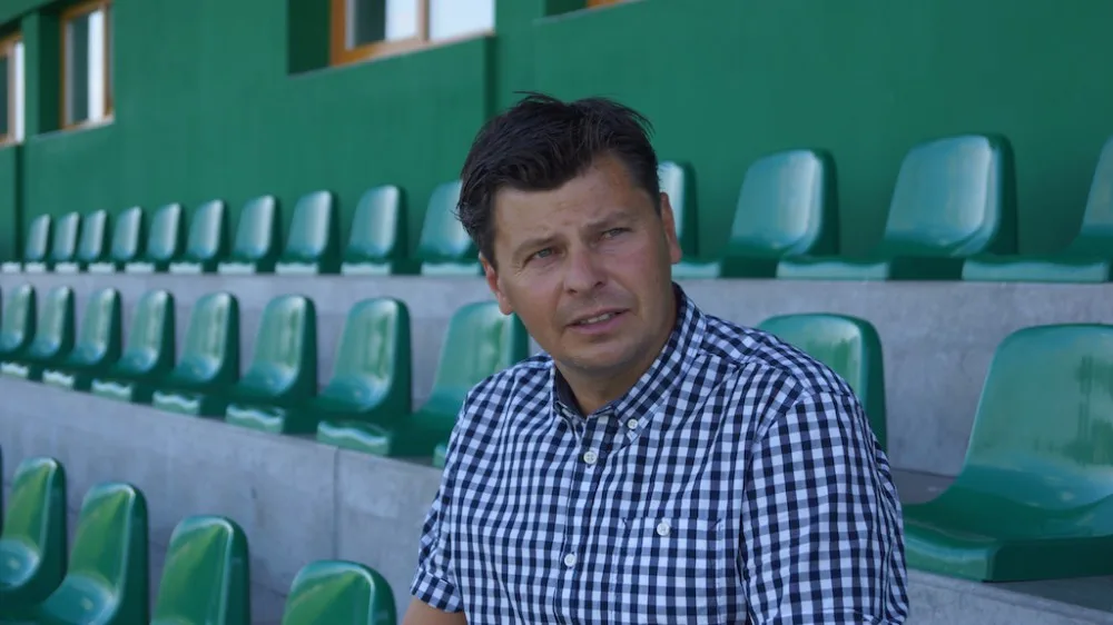 Předseda klubu Malše Roudné Libor Šolc.