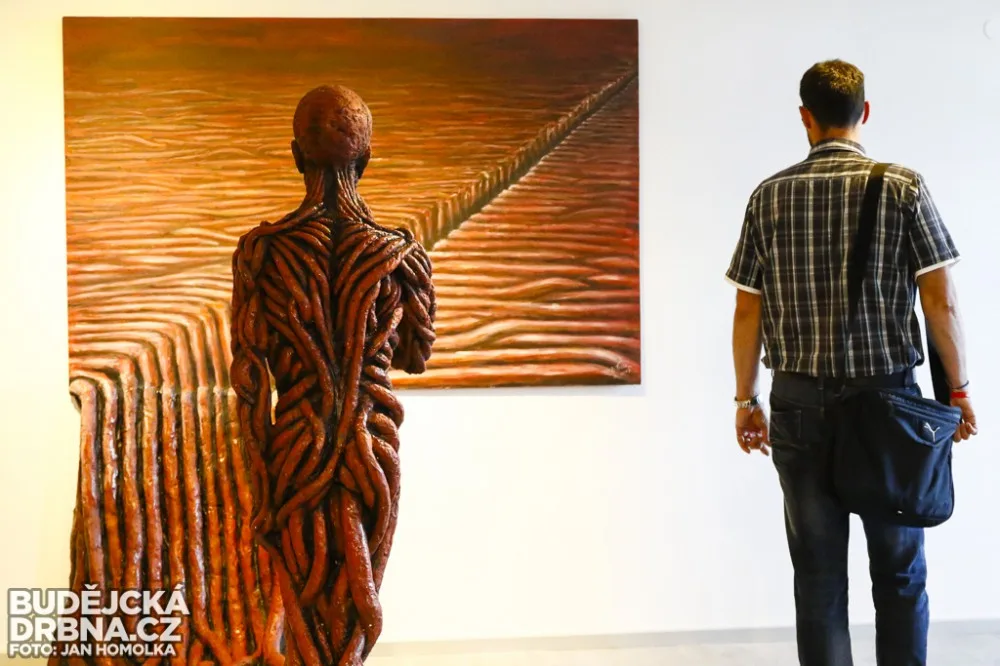 Vernisáž výstavy Umění ve městě v Galerii Mariánská