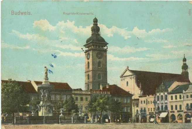 Černá věž „dohlíží“ na pořádek ve městě před rokem 1908