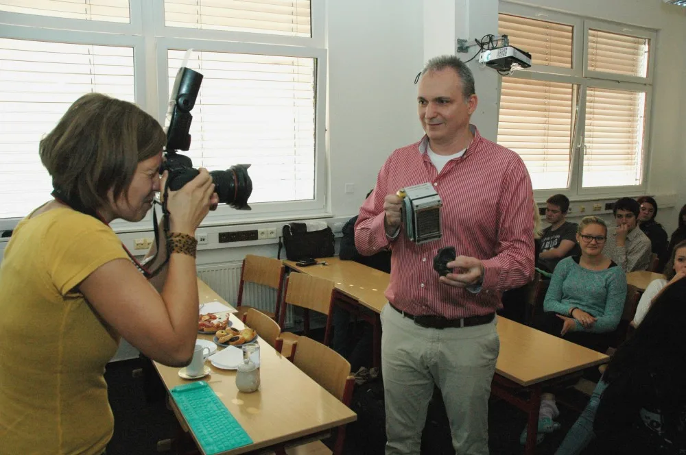 Ing. Václav Havlíček s radiometrem