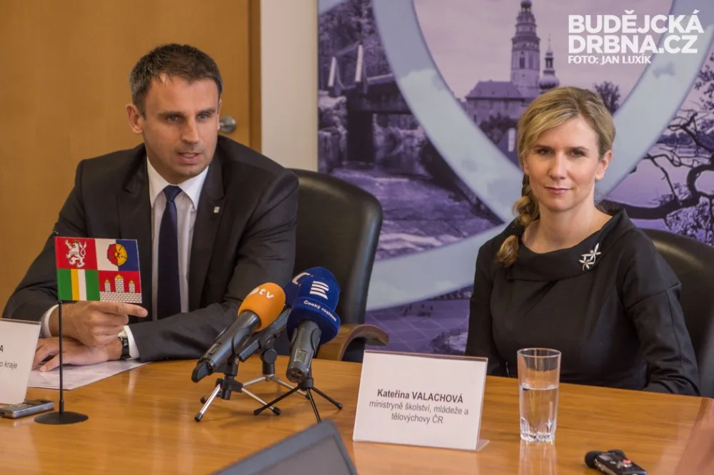 Jiří Zimola a Kateřina Valachová