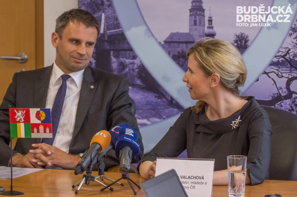 Jiří Zimola a Kateřina Valachová