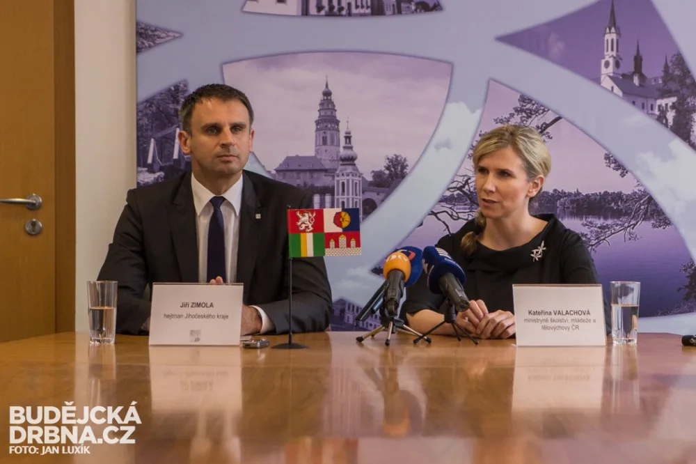 Jiří Zimola a Kateřina Valachová