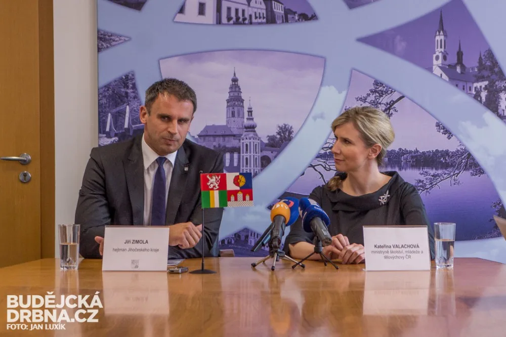 Jiří Zimola a Kateřina Valachová