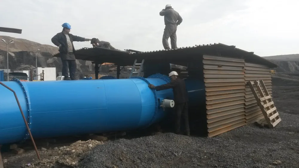 Nový typ axiálního (osového) ventilátoru pro odvětrávání důlních děl