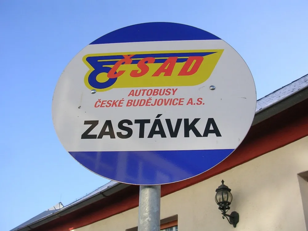 Zastávkový terč ČSAD České Budějovice