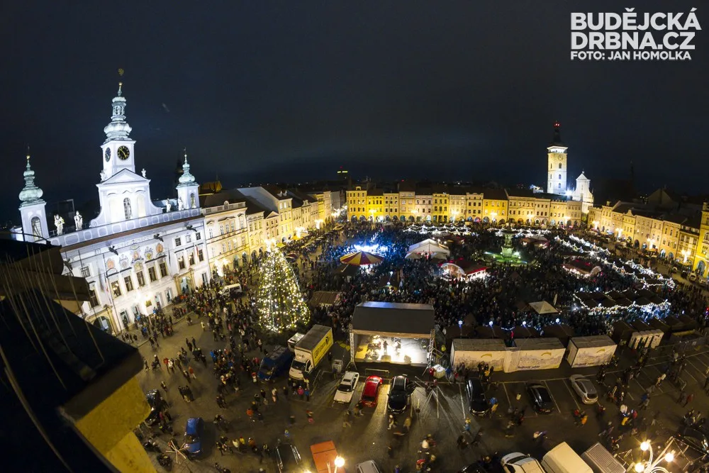 Advent na náměstí Přemysla Otakara II.