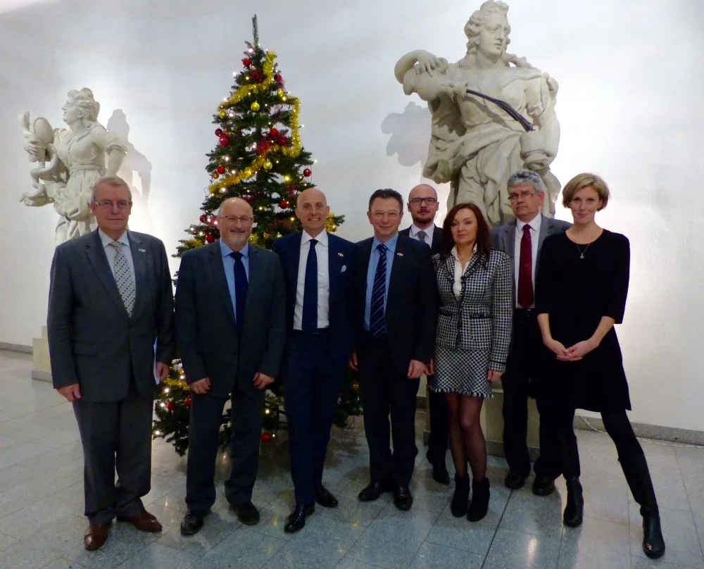 Italská delegace na návštěvě v Budějcích