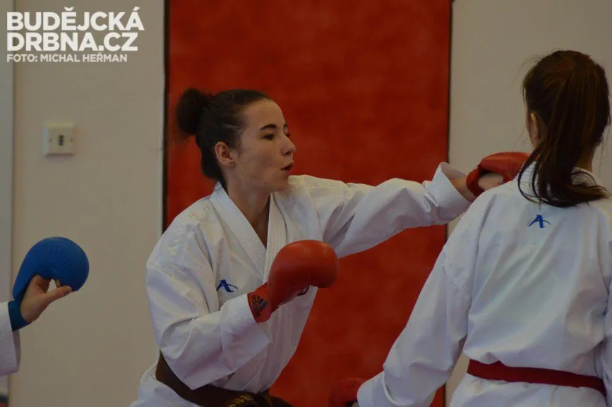 Trénink karatistů TJ Karate České Budějovice