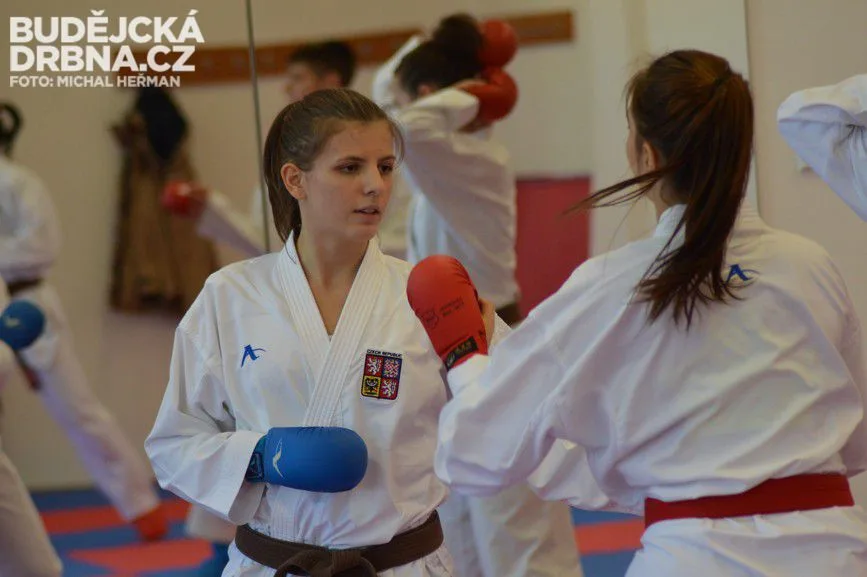 Trénink karatistů TJ Karate České Budějovice