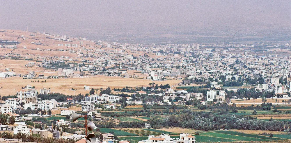 Údolí Bikáa v roce 2003