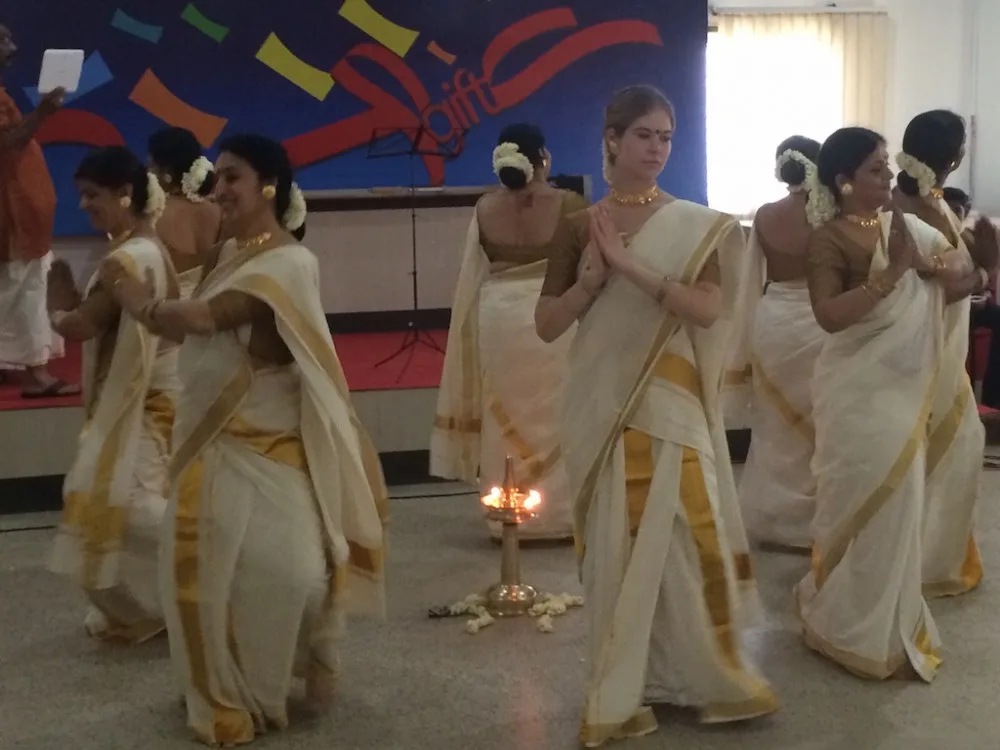 Studentka v Indii