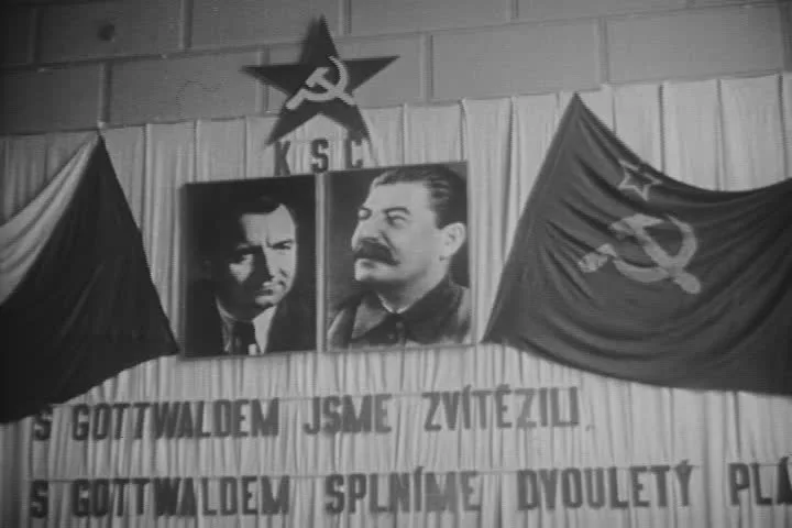Gottwald a Stalin