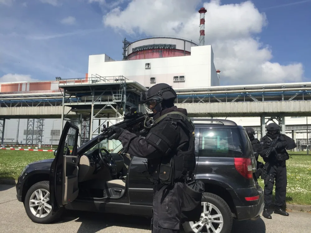 Na ochraně Temelína se podílí i speciální policejní jednotka