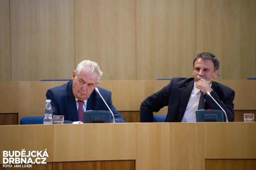 Miloš Zeman v Jihočeském kraji