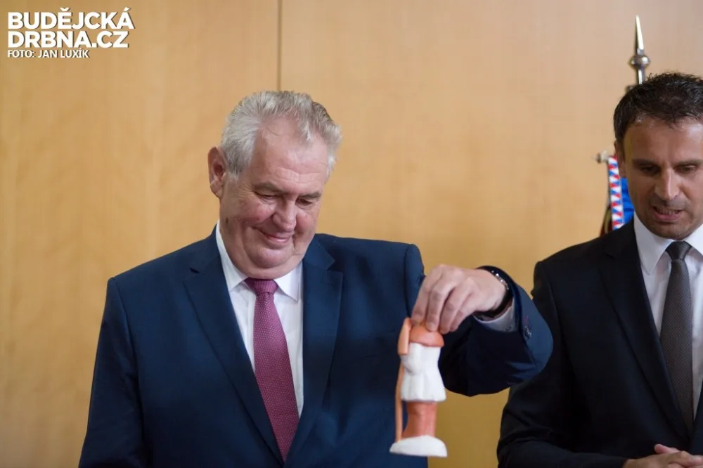 Miloš Zeman v Jihočeském kraji
