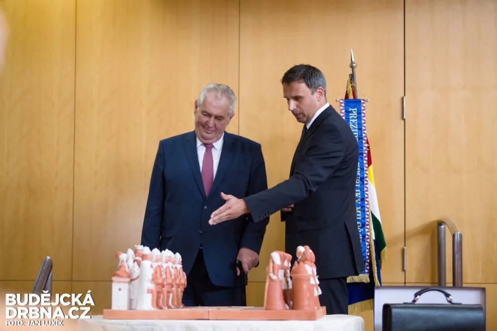 Miloš Zeman v Jihočeském kraji