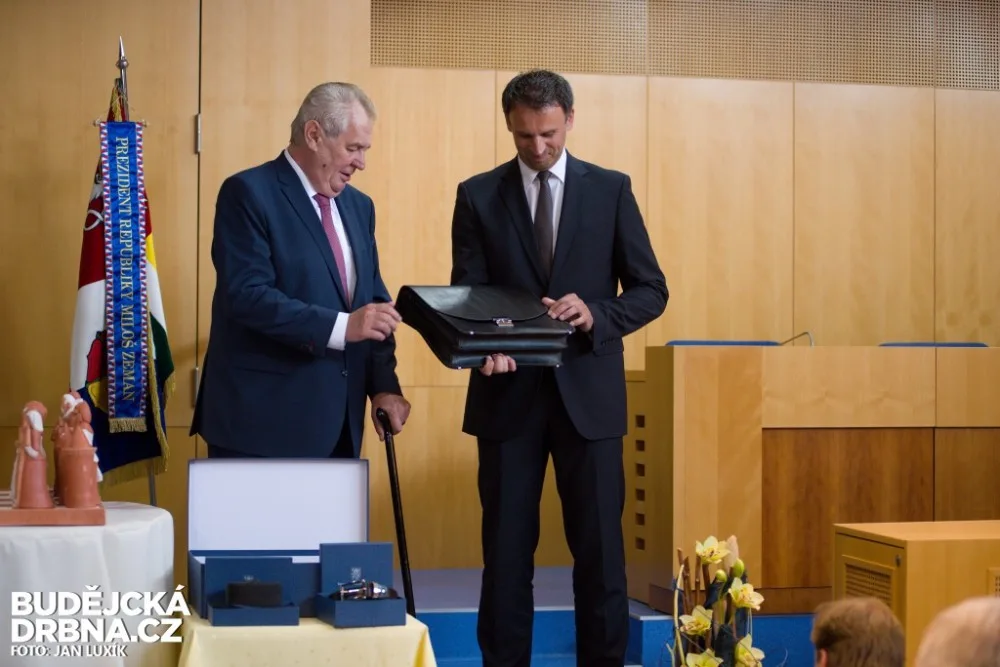 Miloš Zeman v Jihočeském kraji