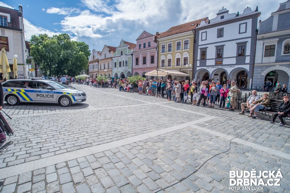 Obyvatelé Třeboně čekají na Miloše Zemana