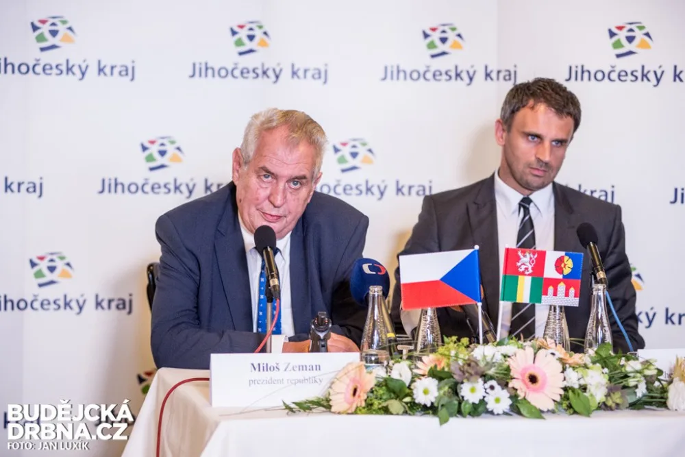 Miloš Zeman a Jiří Zimola