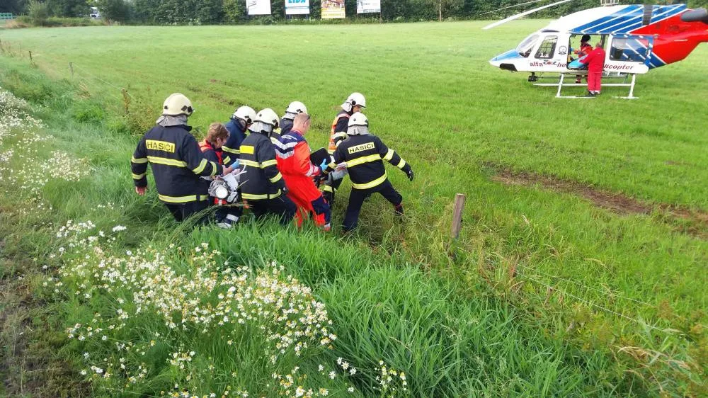 Nehoda u obce Přechovice