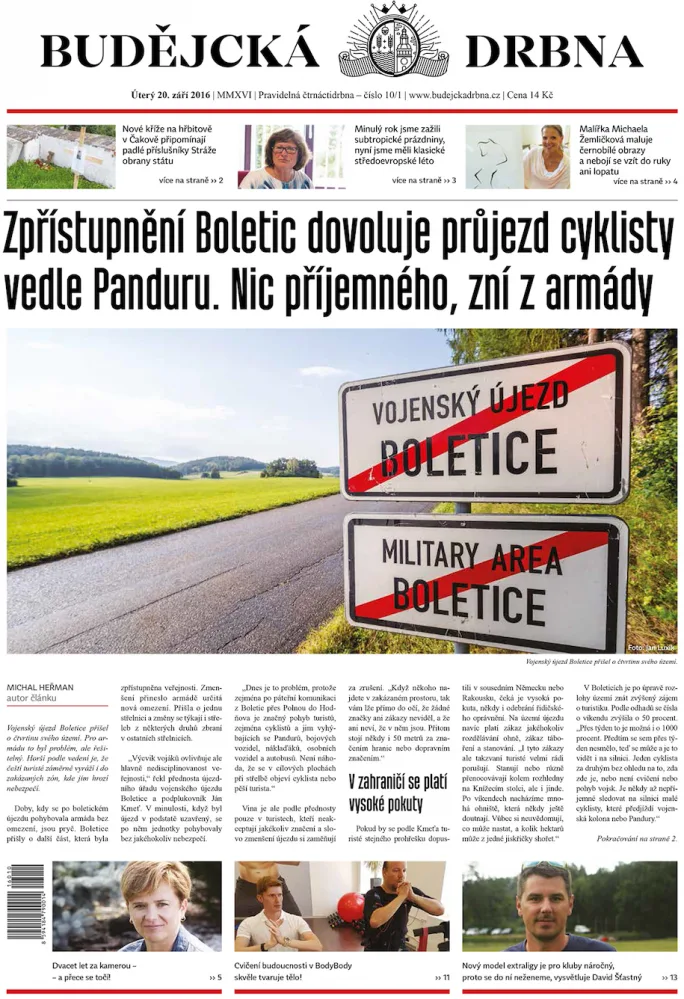 Titulní stránka desátého čísla