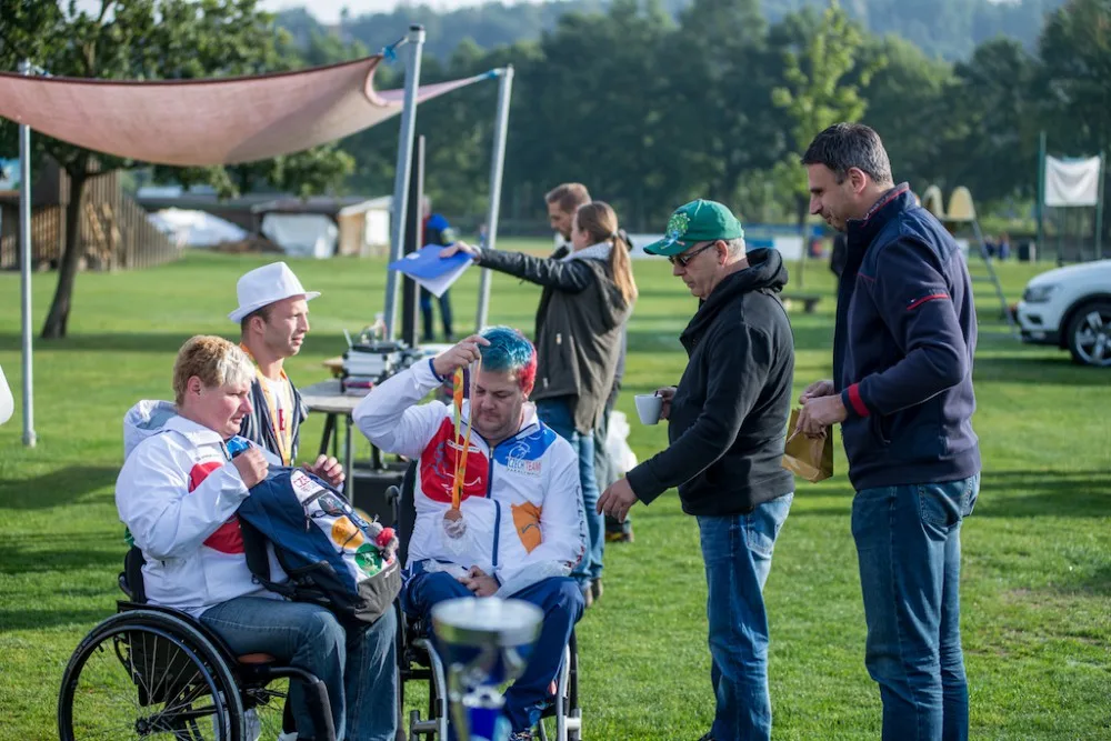 Sportovně-relaxační areál hostil paralympioniky