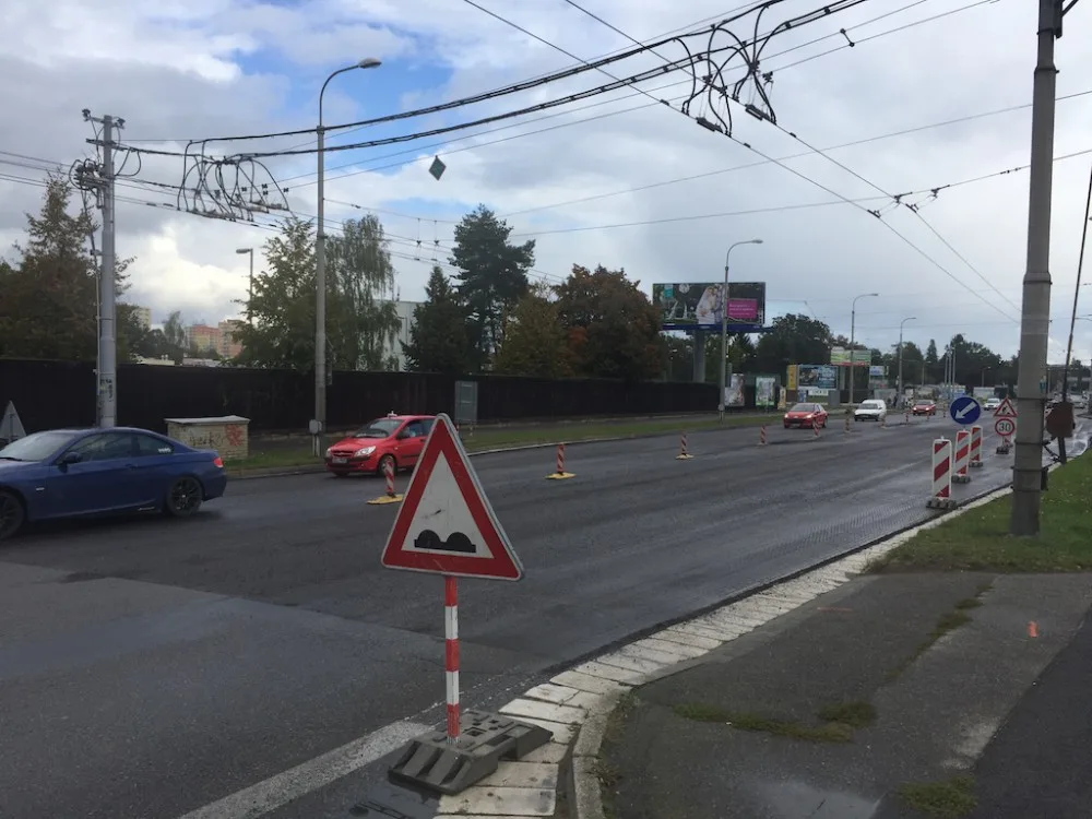 Začátek prací u výstaviště
