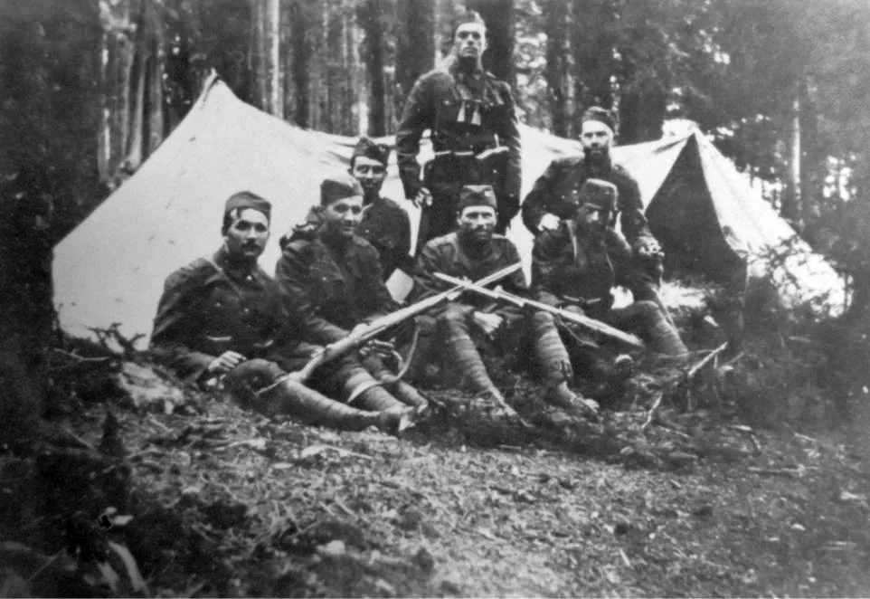 Družstvo SOS Pohoří na Šumavě. Vojáci povolaní k SOS z Borovan