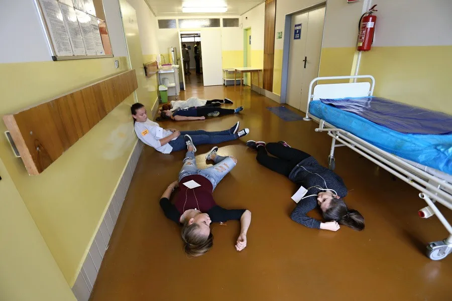 Cvičení v Nemoncici Tábor