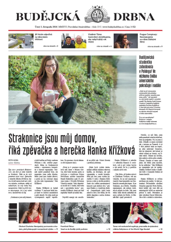 Třináctá tištěná Drbna