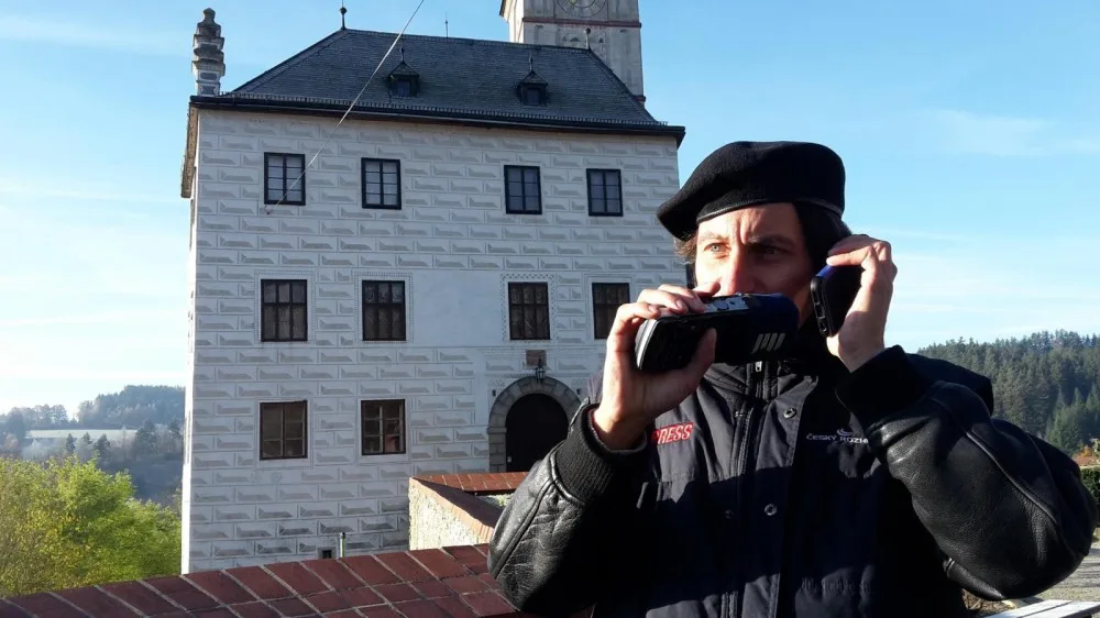 Taktické cvičení hasičů na hradu Rožmberk