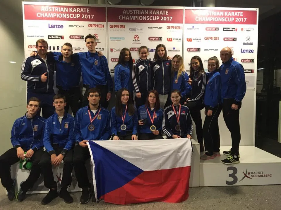Zástupci TJ Karate v Rakousku