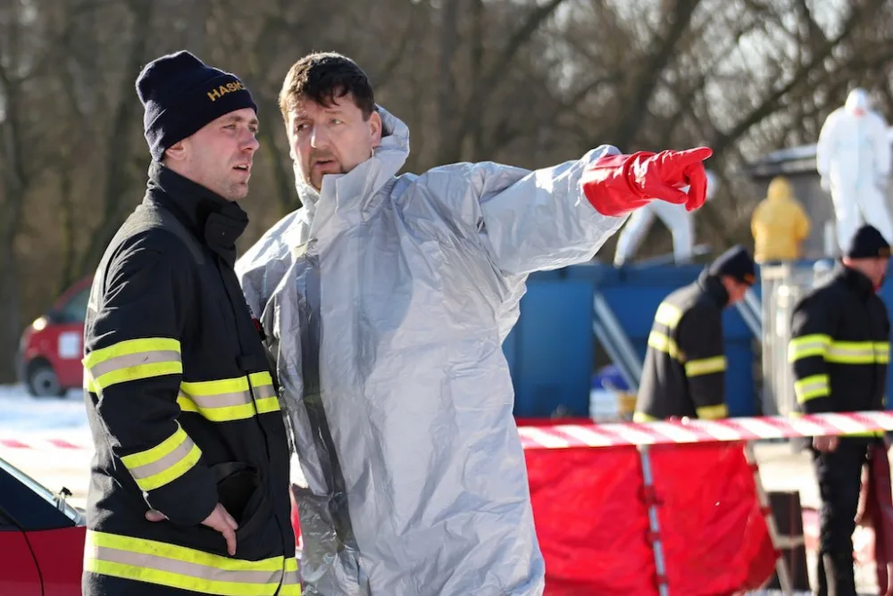 Utrácení kachen na farmě v Řitovízi