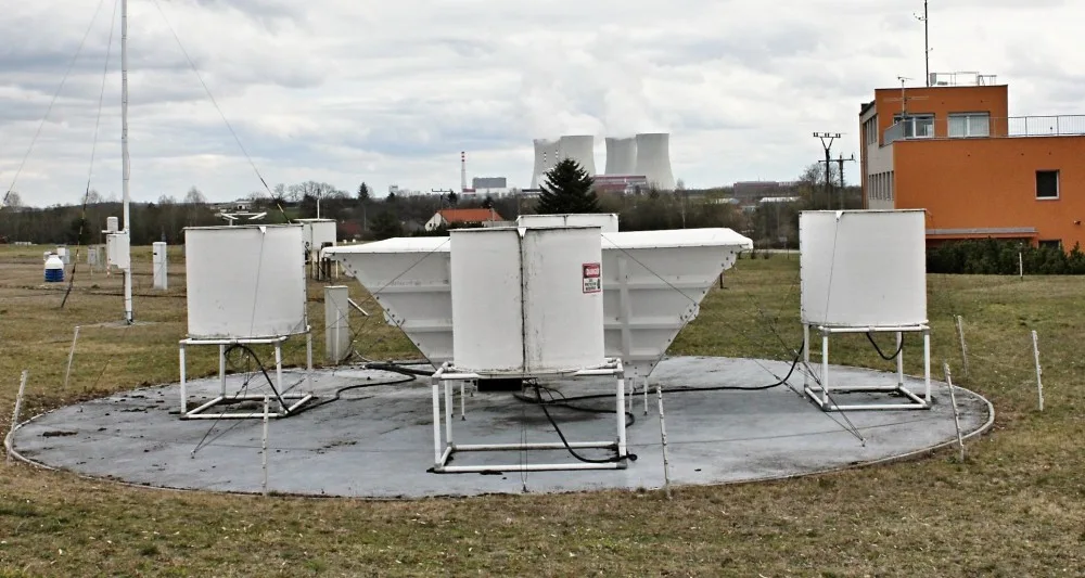 U Temelína provozuje ČHMÚ jednu ze svých klíčových observatoří.