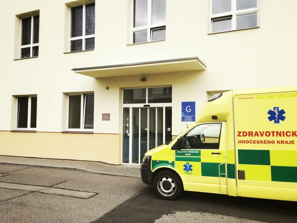 Písecká nemocnice - urgentní příjem pro pacienty s mrtvicí.