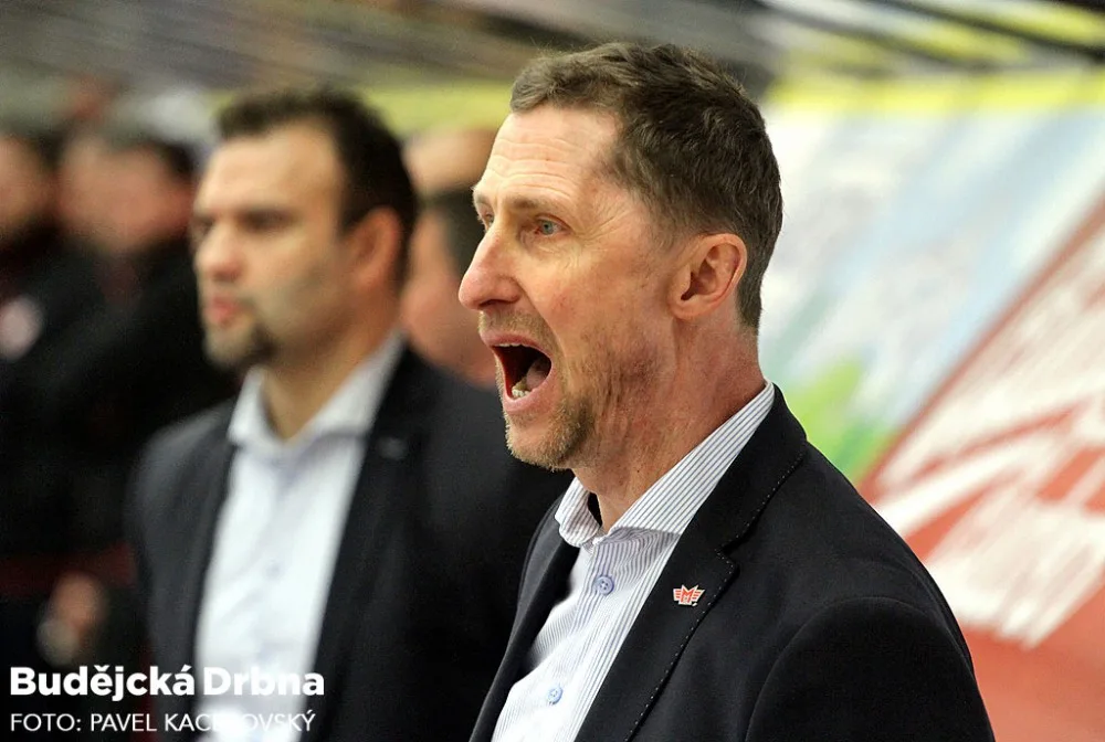 Hlavní trenér ČEZ Motor České Budějovice Antonín Stavjaňa