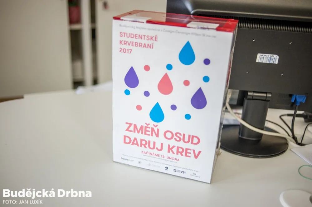 Den krvebraní v českobudějovické nemocnici.