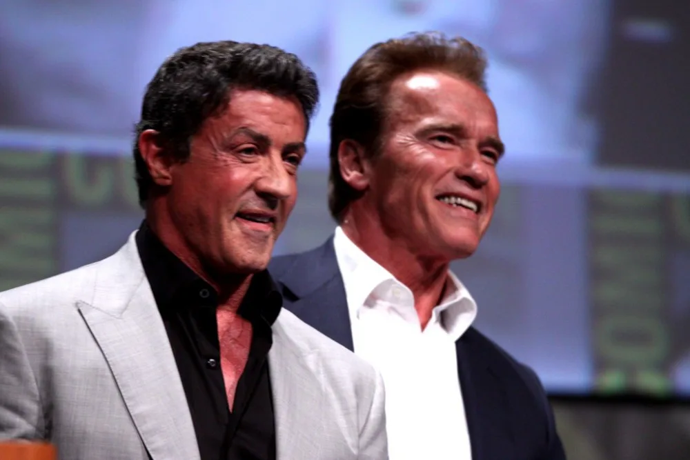 Sylvester Stallone a Arnold Schwarzenegger